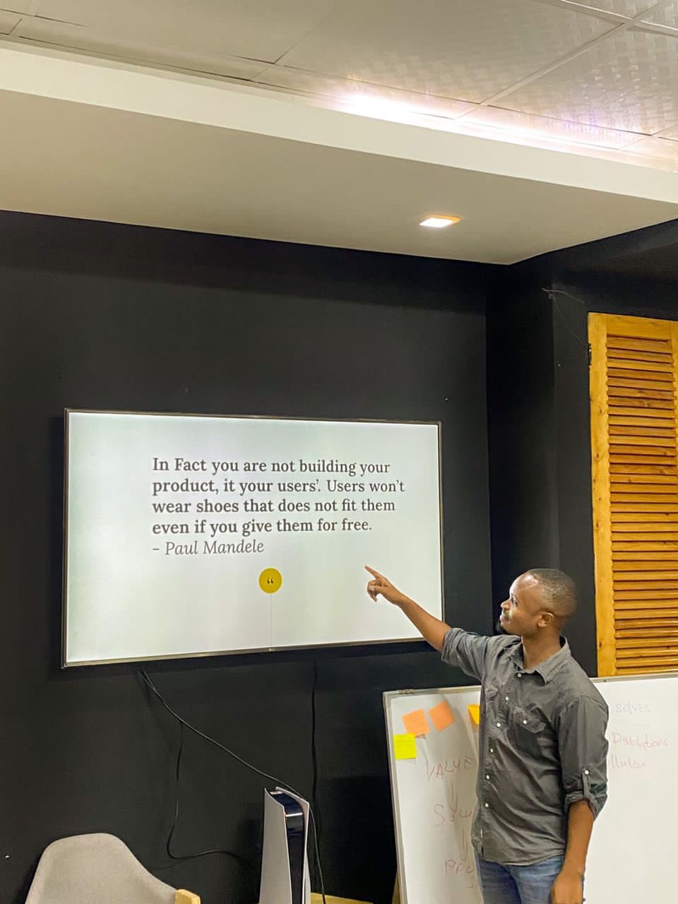 Paul Mandele at Buni Hub, Dar es Salaam